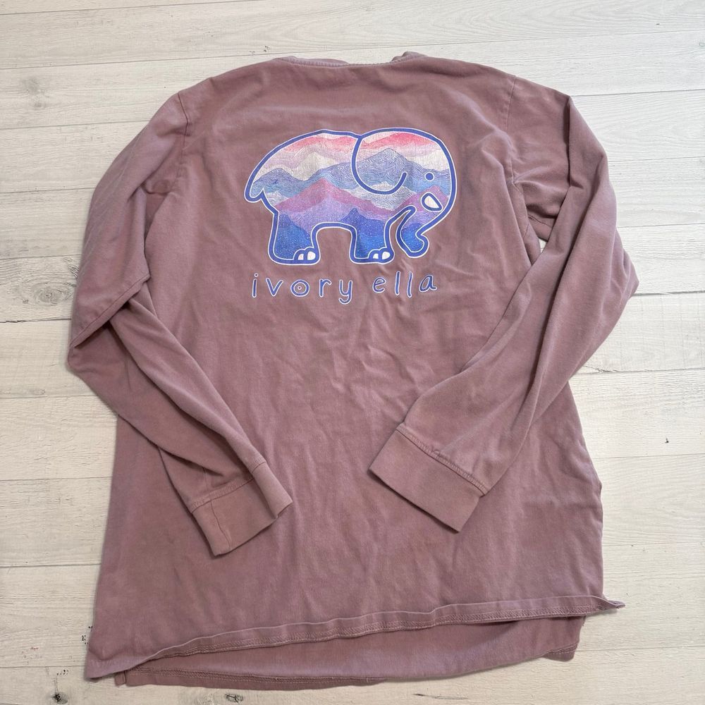 Ivory Ella long sleeve shirt women's medium - Picture 6 of 8